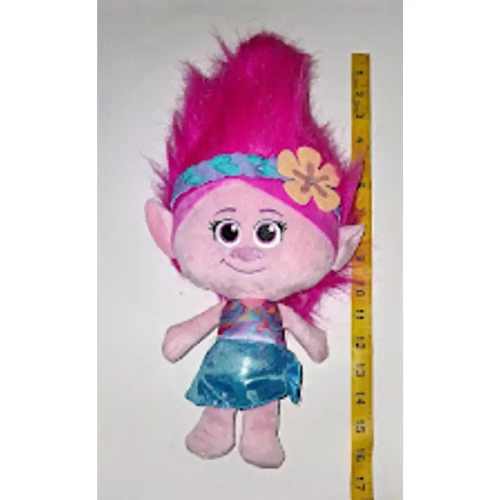 DreamWorks Trolls World Tour Plush Lot of 3 - Queen Poppy & Branch Stuffed Dolls